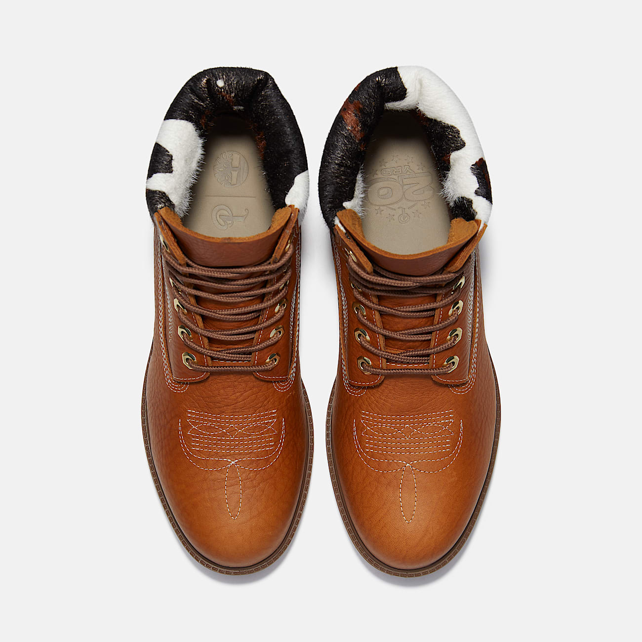 Mens Timberland x Sneaker Politics 6Inch Waterproof Boot TBL Rust FullGrainPrint ALT2