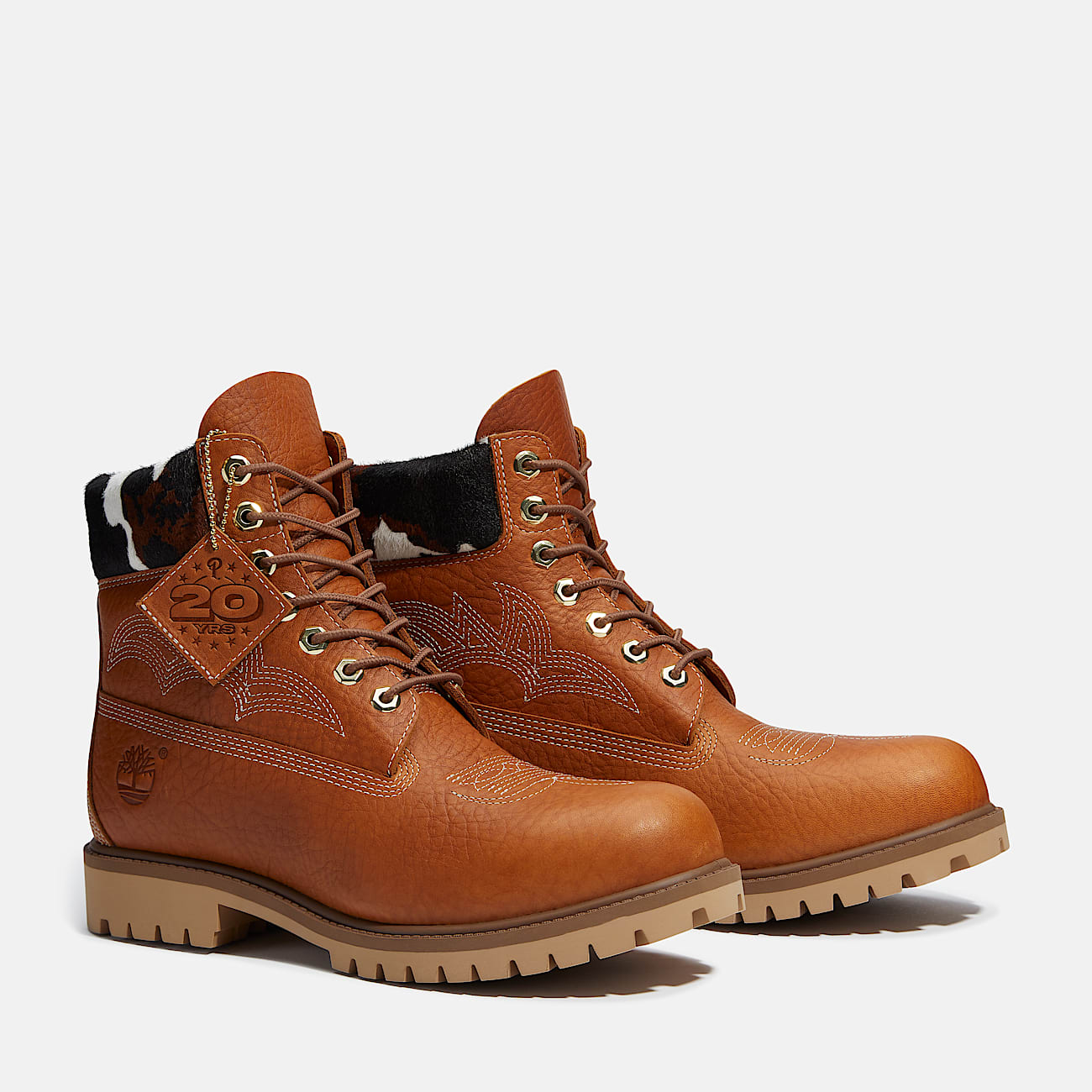 Mens Timberland x Sneaker Politics 6Inch Waterproof Boot TBL Rust FullGrainPrint ALT4