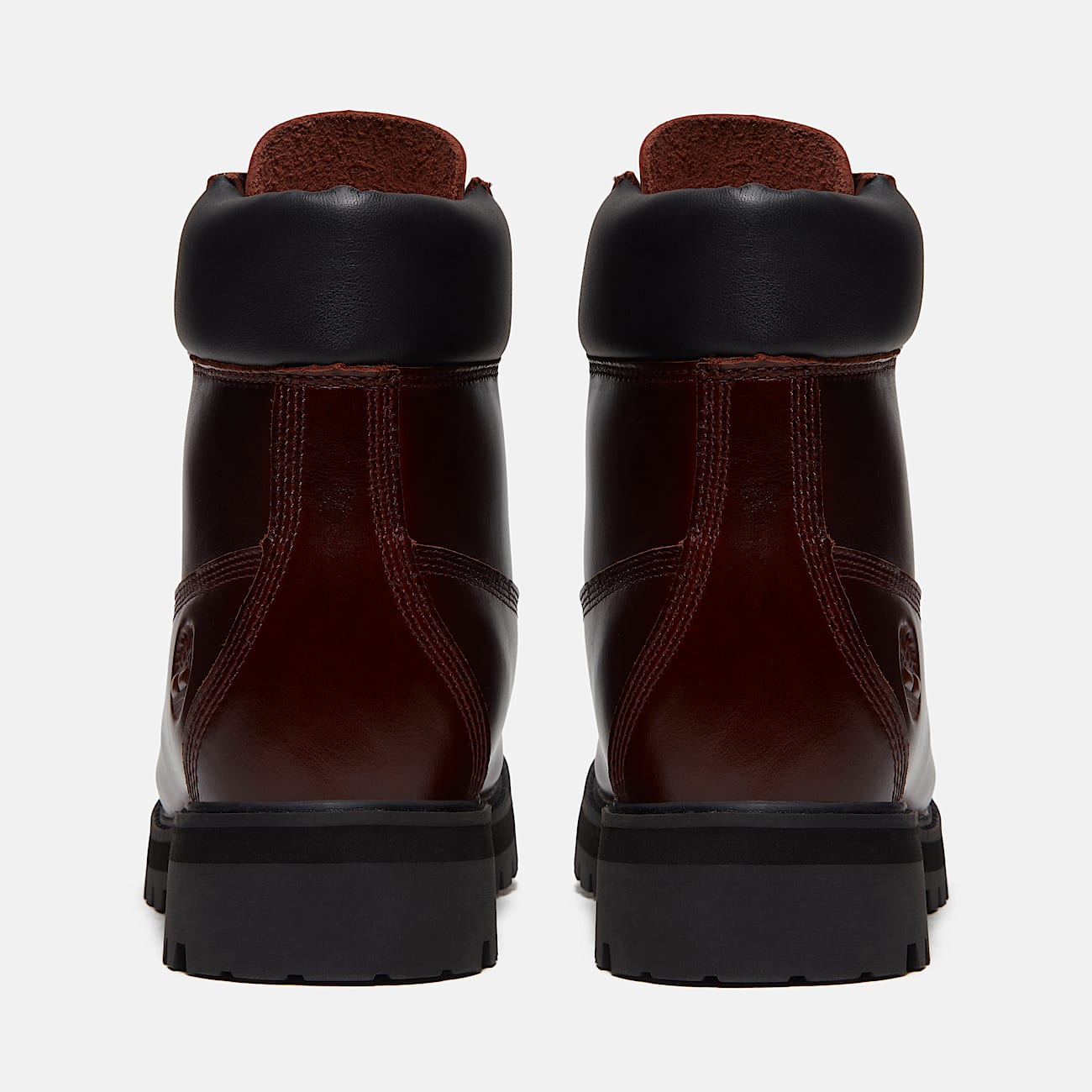 Botas Timberland Heritage de 6 pulgadas impermeables para Hombre TBL Piel de grano completo color burdeos ALT5
