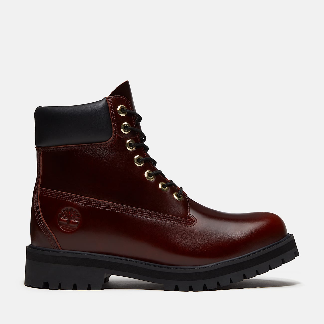 Botas Timberland Heritage de 6 pulgadas impermeables para Hombre TBL Piel de grano completo color burdeos HERO