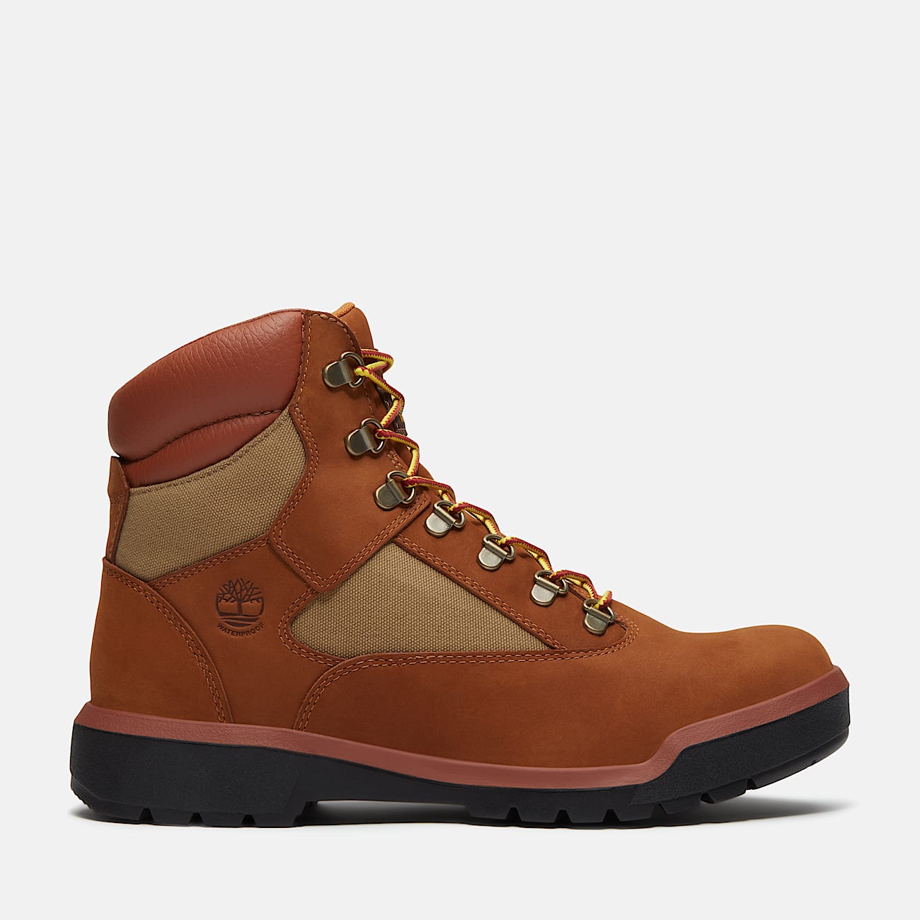 Mens Waterproof Mid Field Boot TBL Medium Brown Nubuck HERO