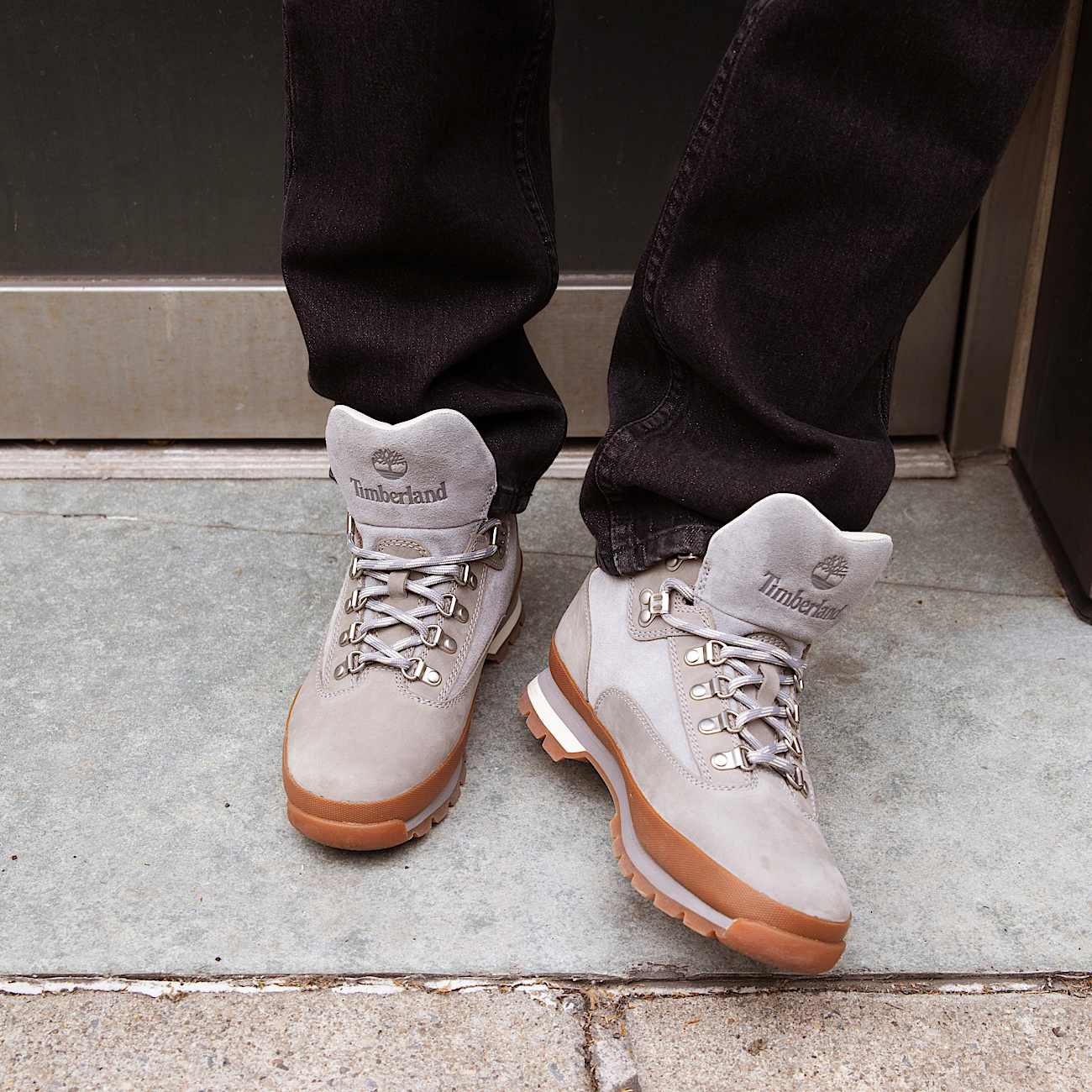 Euro Hiker para Hombre TBL Nobuck gris medio ALTA
