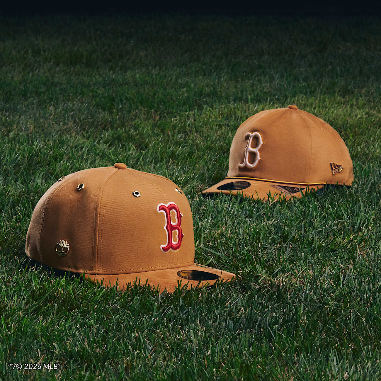 Timberland x New Era Red Sox Fitted Baseball Cap TBL Wheat Red Sox ALTA