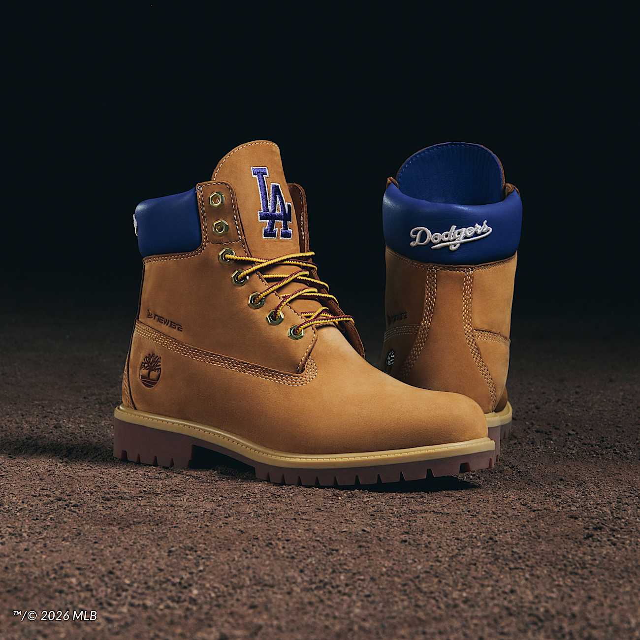 Botas impermeables Timberland Heritage de 6 pulgadas para Hombre TBL Nobuck color trigoazul medioblanco ALTA
