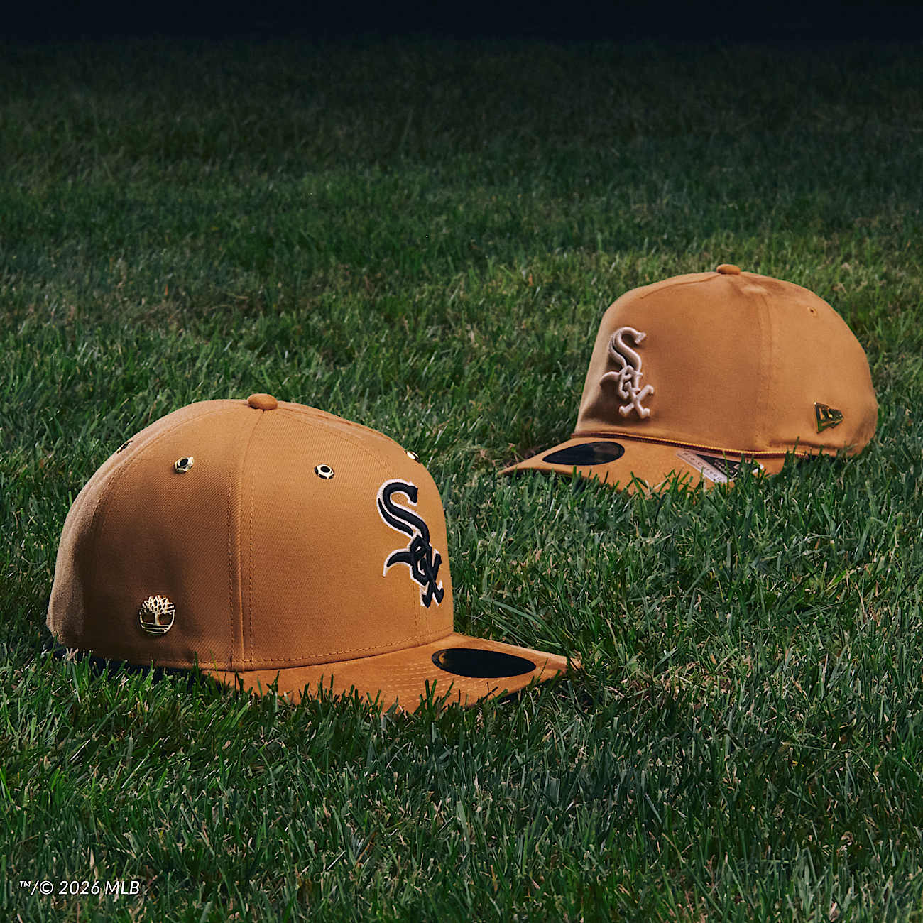 Timberland x New Era White Sox Fitted Baseball Cap TBL Wheat White Sox ALTA