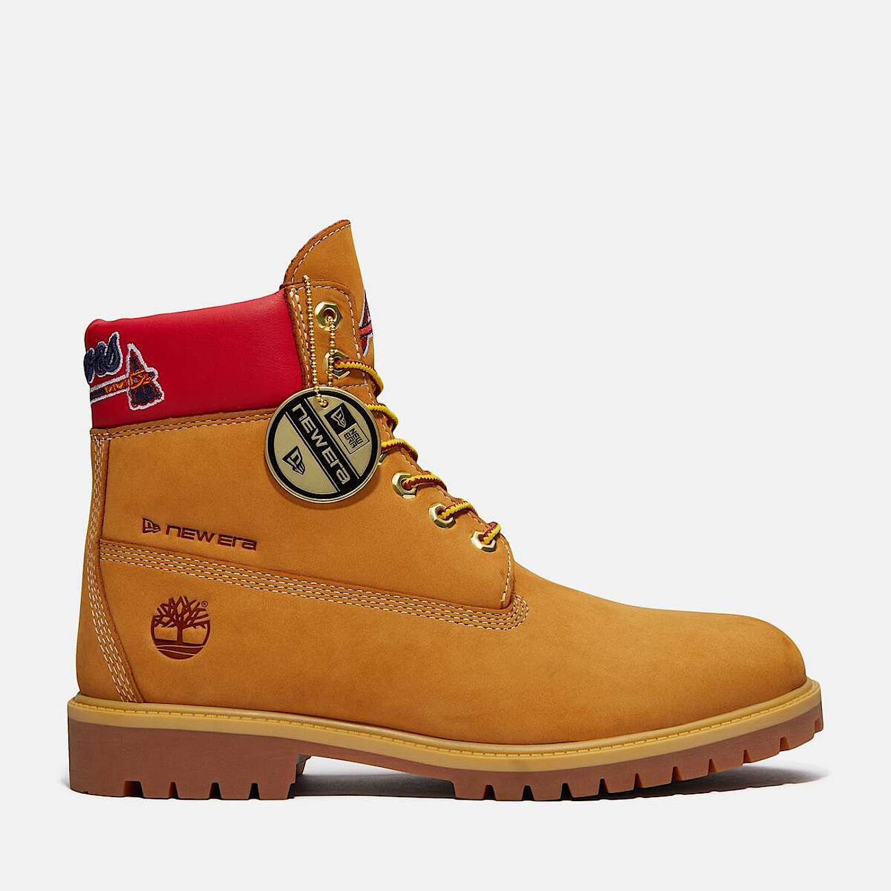 Botas impermeables Timberland Heritage de 6 pulgadas para Hombre TBL Nobuck color trigoRojo HERO