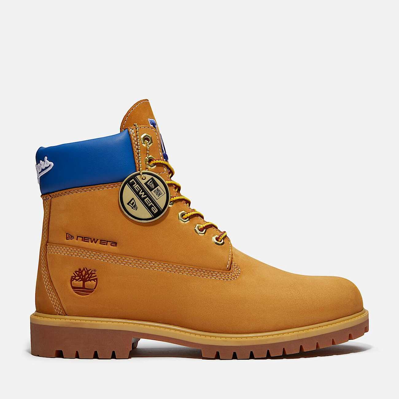 Botas impermeables Timberland Heritage de 6 pulgadas para Hombre TBL Nobuck color trigoazul medioblanco HERO