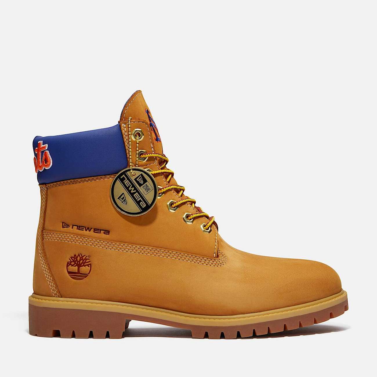 Botas impermeables Timberland Heritage de 6 pulgadas para Hombre TBL Nobuck color trigoazul mediorojo HERO