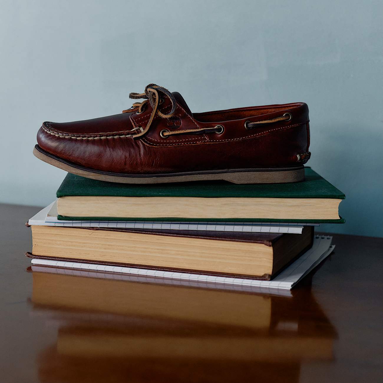 Mens Classic 2Eye Boat Shoe TBL Brown ALTA