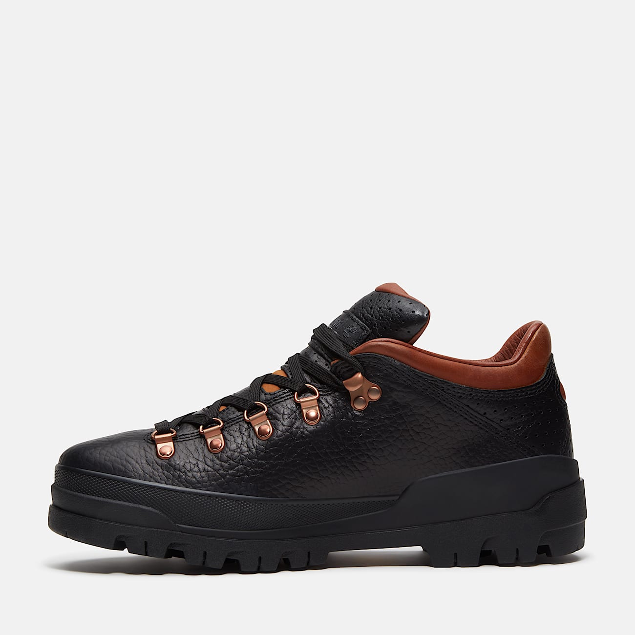 Mens World Hiker Low with GORETEX Membrane TBL Black FullGrainRust ALT6
