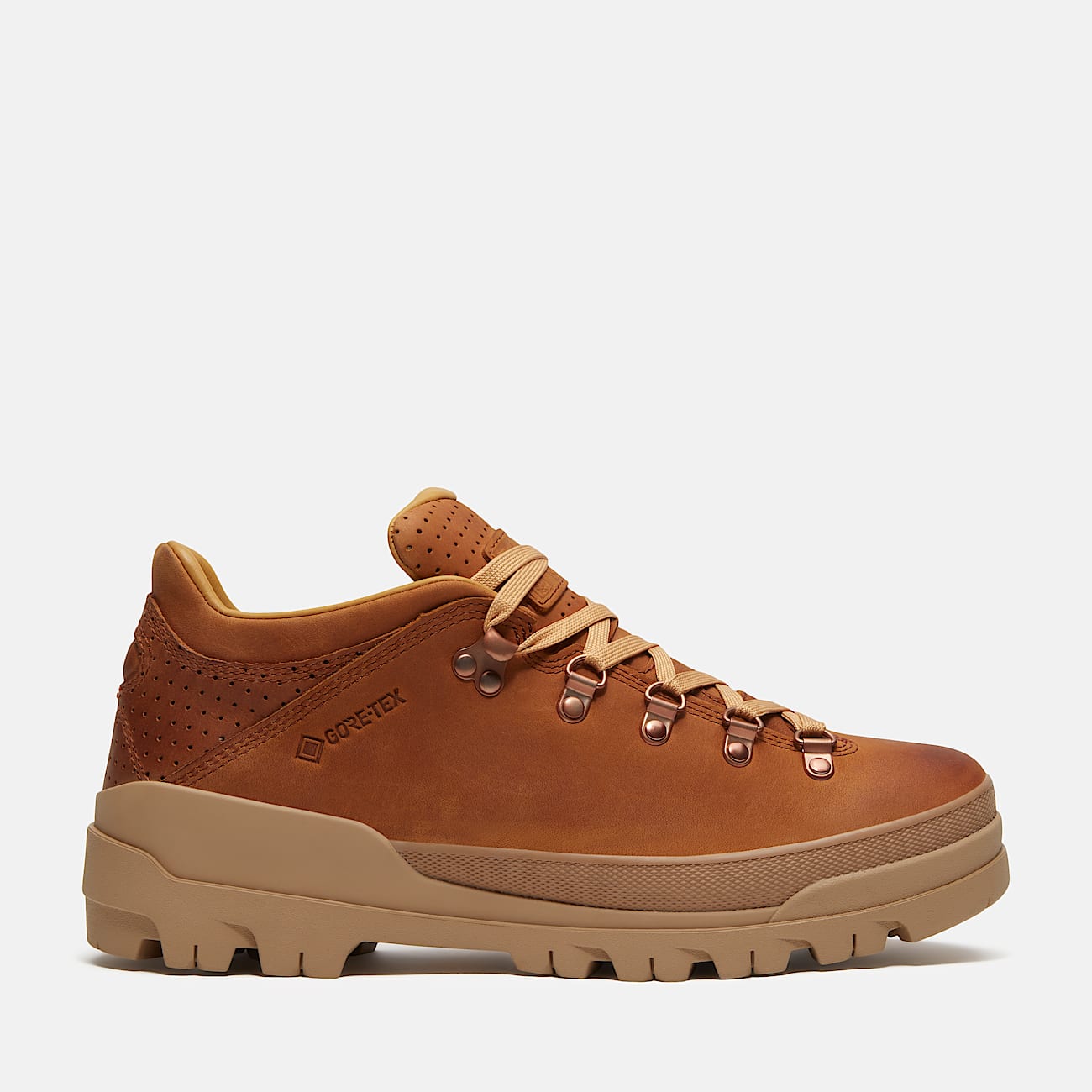Mens World Hiker Low with GORETEX Membrane TBL Rust Nubuck HERO