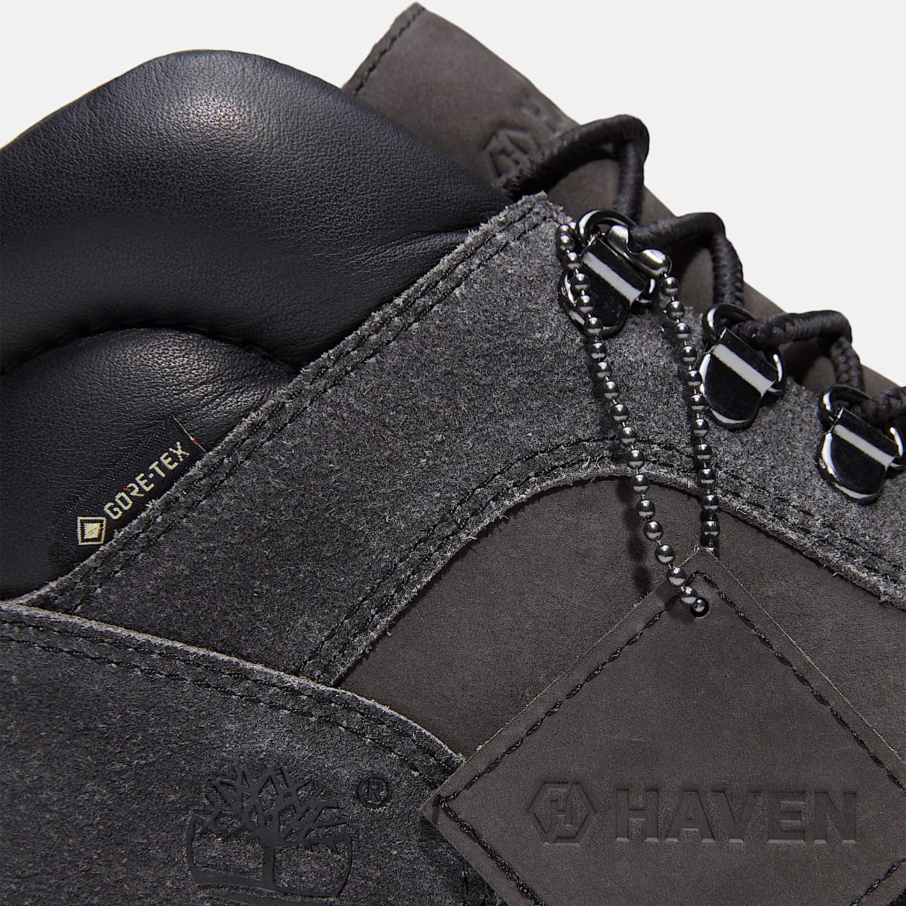 Mens Timberland x Haven Field Boot with GORETEX TBL Dark Grey Suede ALT7