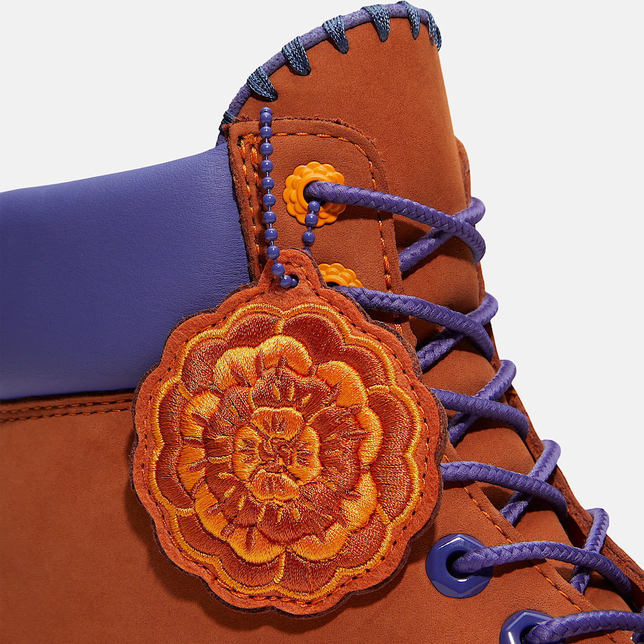 Mens Da de Muertos 6Inch Boot TBL Dark Orange Nubuck ALT7