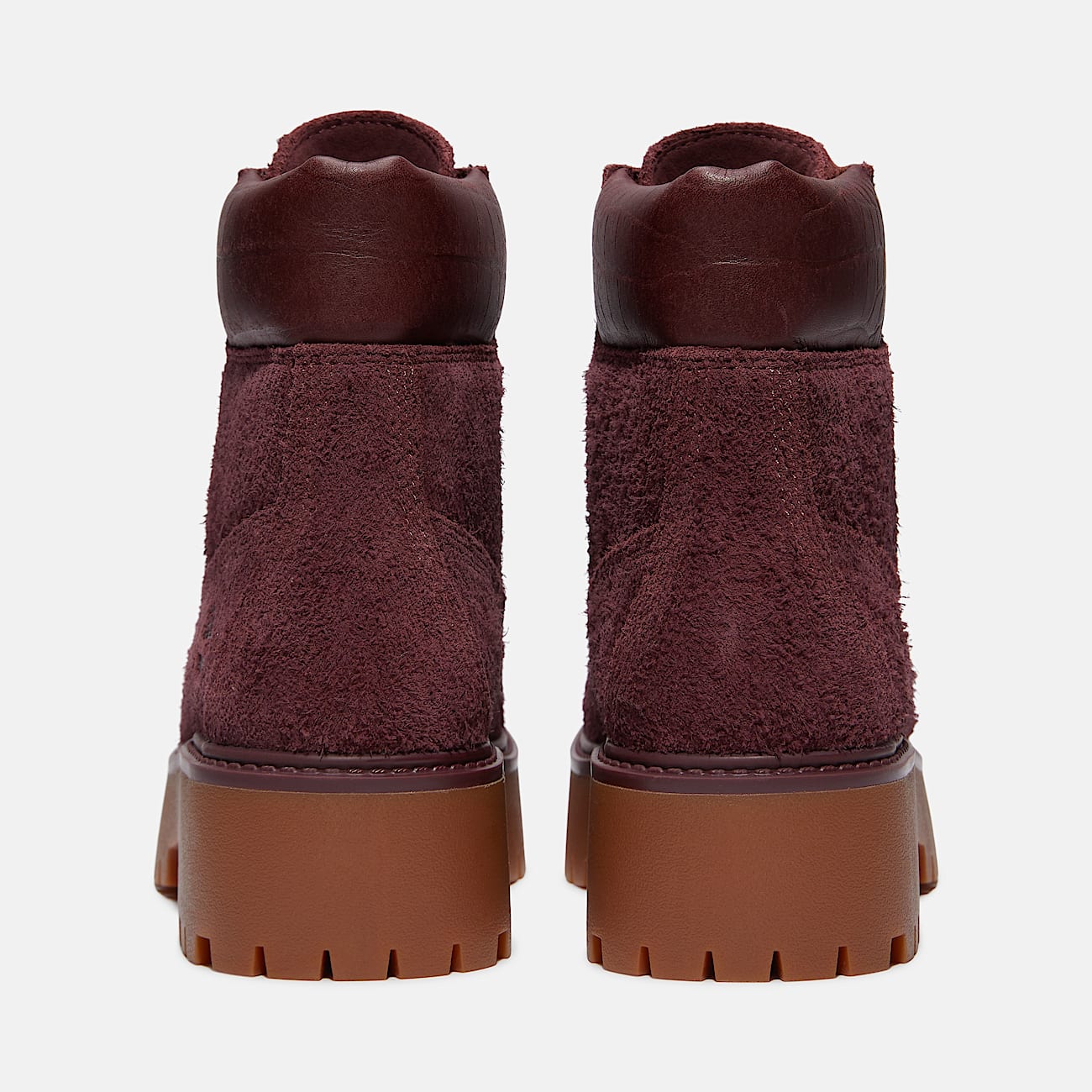 Botas con plataforma Stone Street de 6 pulgadas para Mujer TBL Gamuza borgoa ALT5