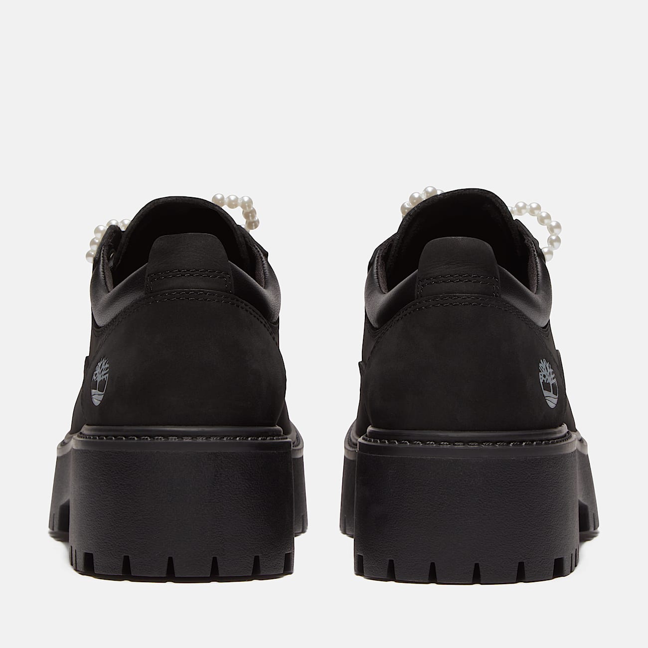 Womens Stone Street Platform Shoe TBL Black NubuckCharms ALT5