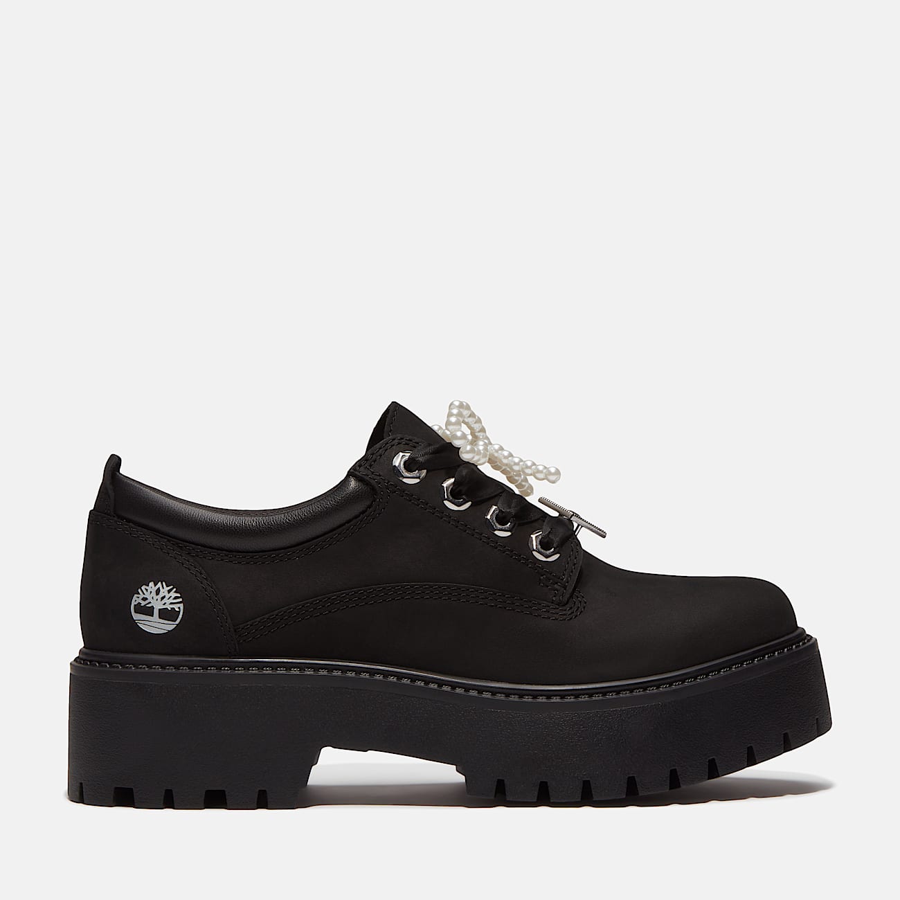 Womens Stone Street Platform Shoe TBL Black NubuckCharms HERO