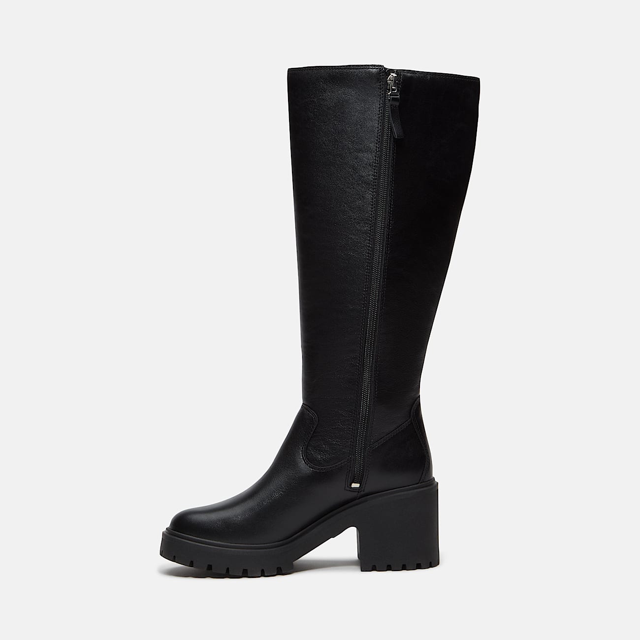 Womens Stone Heights Tall SideZip Boot TBL Black FullGrain ALT6