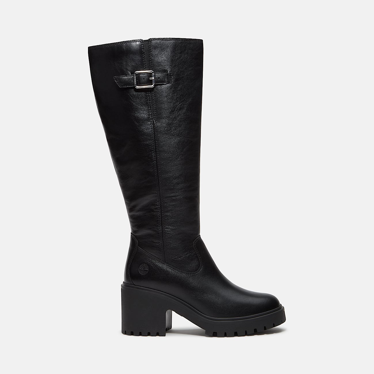 Womens Stone Heights Tall SideZip Boot TBL Black FullGrain HERO