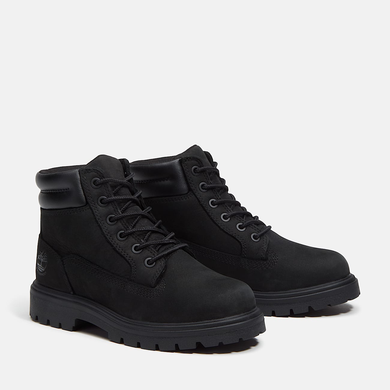 Junior Auburn Falls 6Inch Waterproof Boot TBL Black Nubuck ALT4