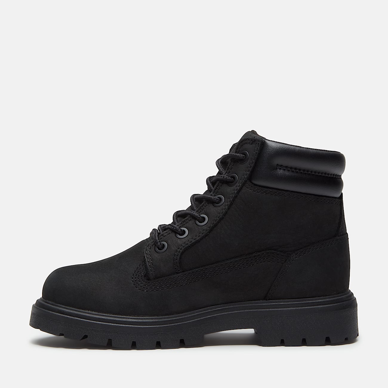 Junior Auburn Falls 6Inch Waterproof Boot TBL Black Nubuck ALT6
