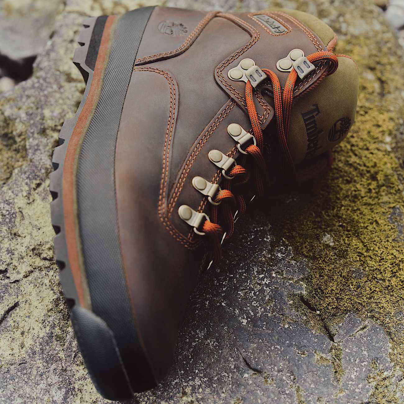 Mens Euro Hiker Leather Boot TBL Brown ALTB