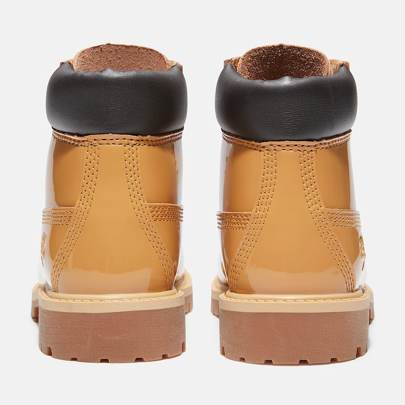 Youth Timberland Premium 6Inch Waterproof Boot TBL Wheat Patent leather ALT5