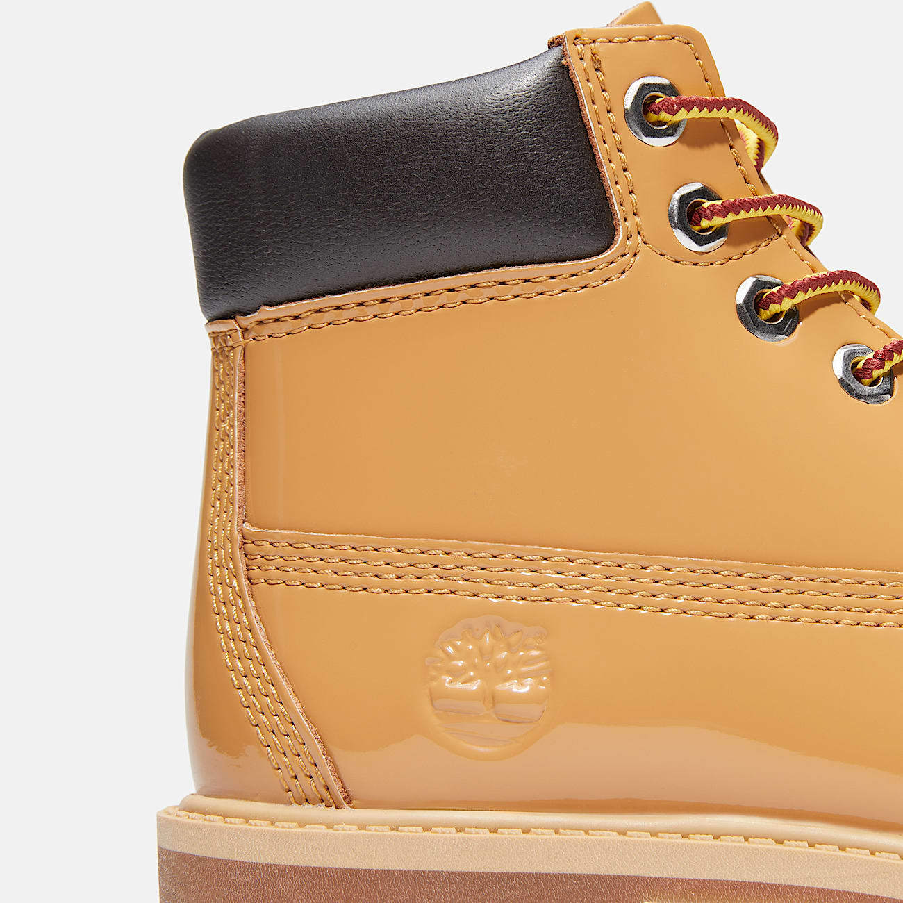 Youth Timberland Premium 6Inch Waterproof Boot TBL Wheat Patent leather ALT7