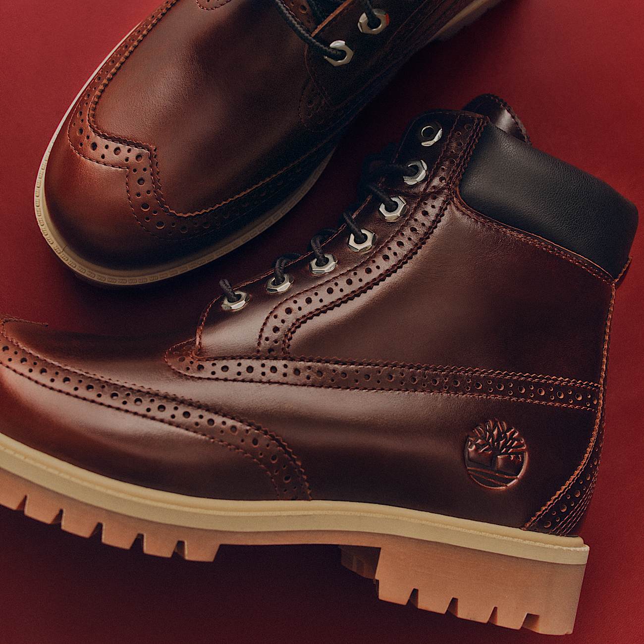 Botas impermeables Timberland Premium de 6 pulgadas para Hombre TBL Piel de grano entero Borgoa ALTA