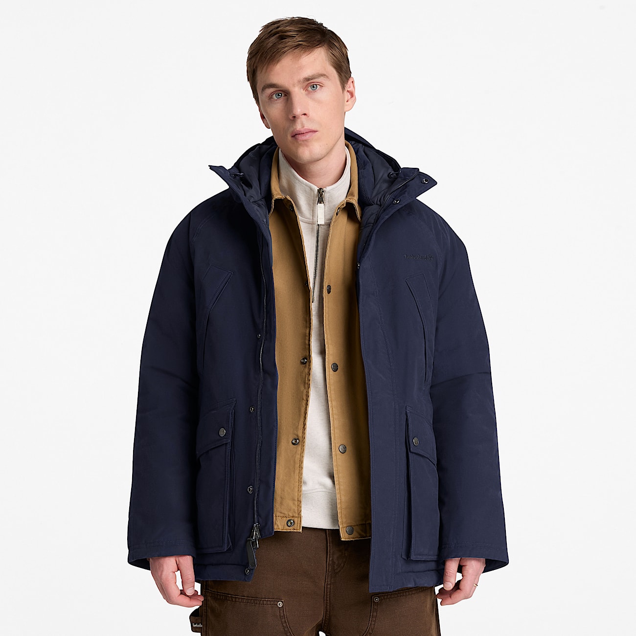 Mens Waterproof Parka TBL Dark Navy ALT1
