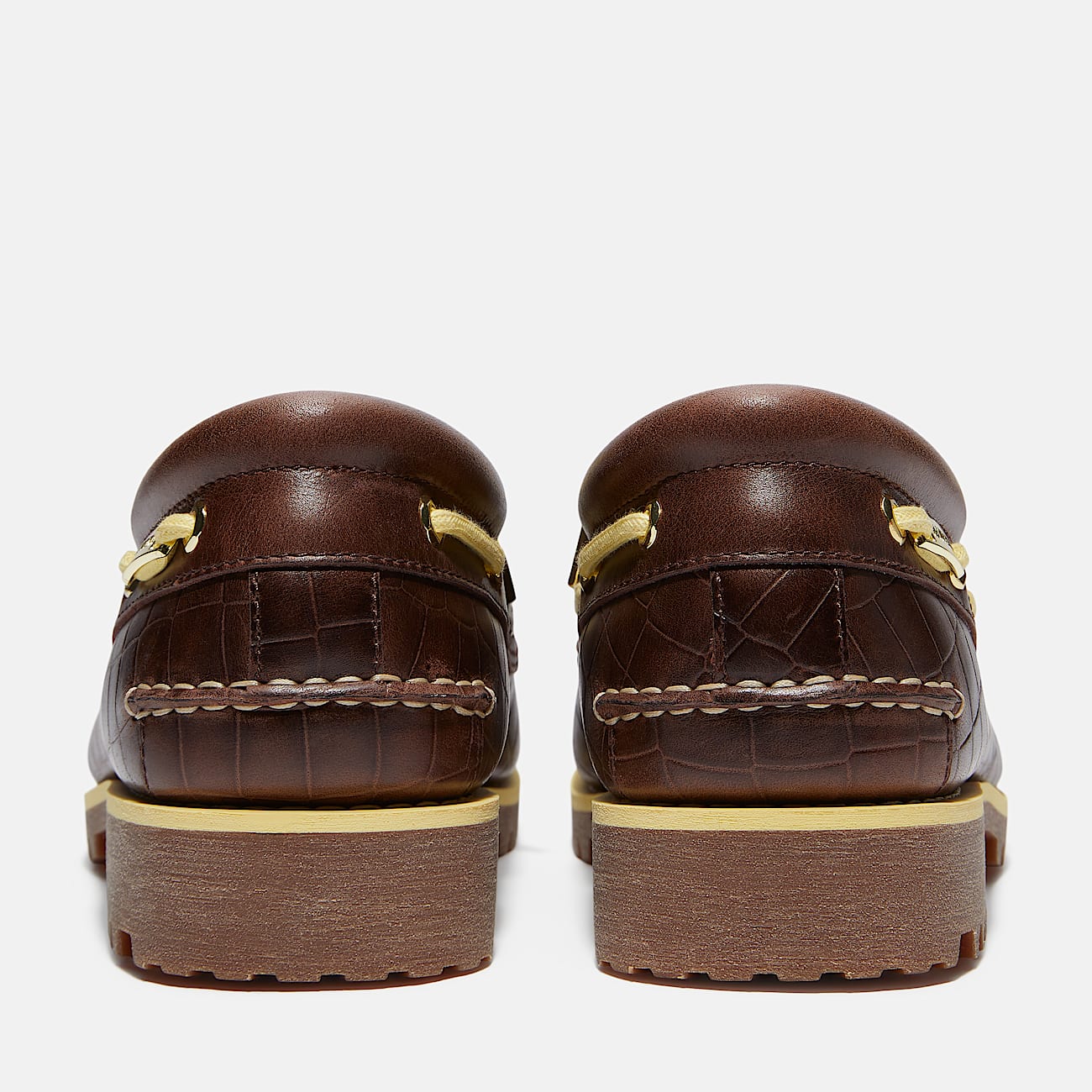 Timberland x Jacquemus Authentic Boat Shoe TBL Dark Brown Croc Embossed ALT5