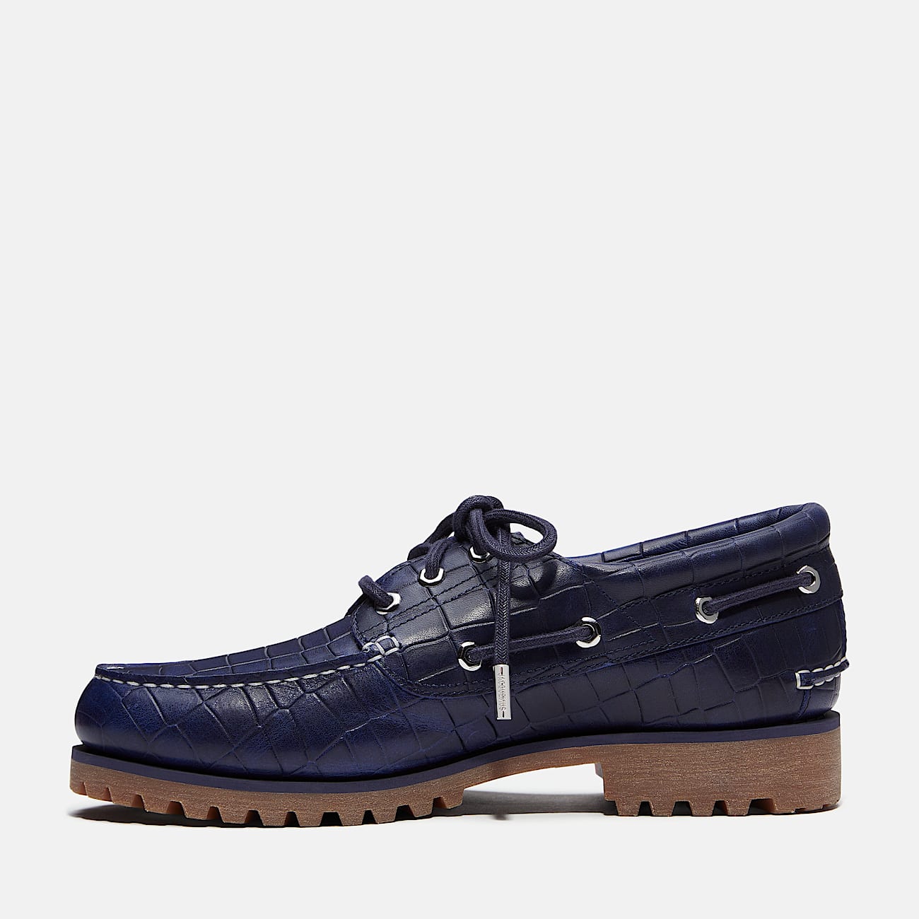Timberland x Jacquemus Authentic Boat Shoe TBL Navy Croc Embossed ALT6