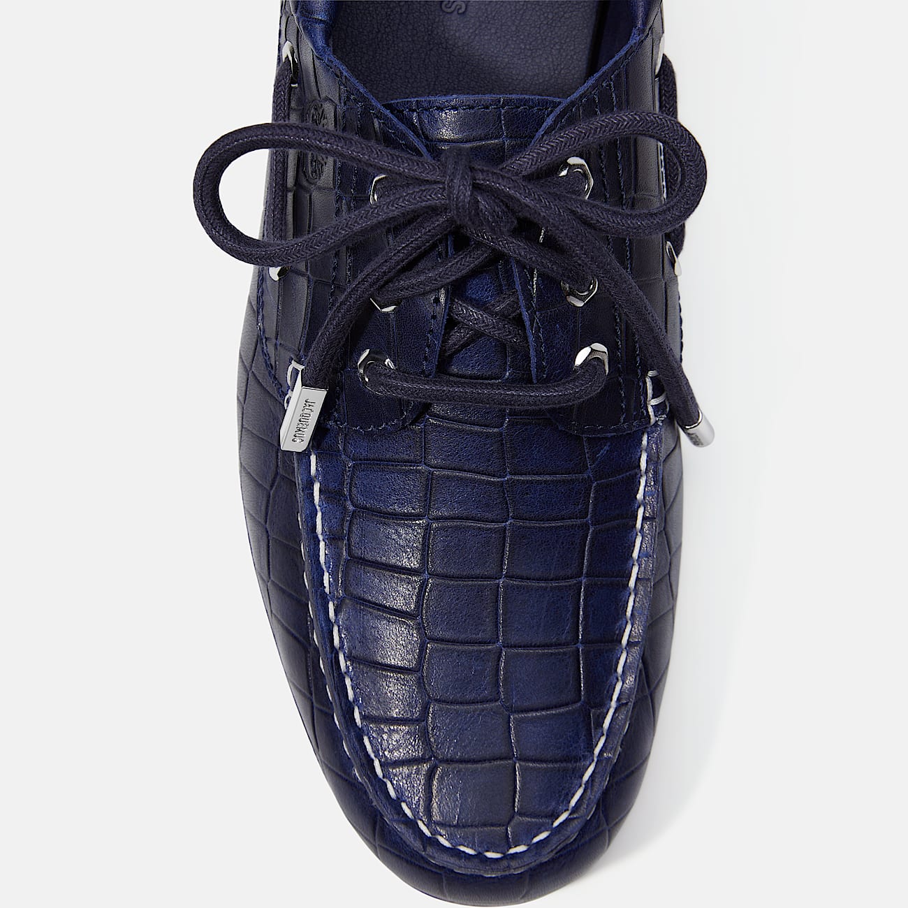 Timberland x Jacquemus Authentic Boat Shoe TBL Navy Croc Embossed ALT9