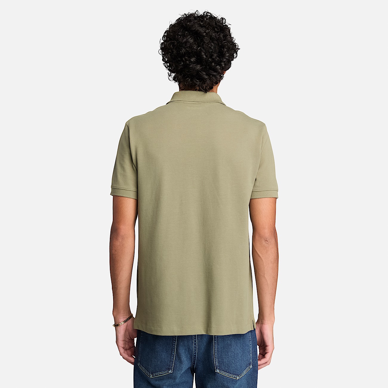 Mens Oyster River Regular ShortSleeve Polo TBL Deep Lichen Green ALT8