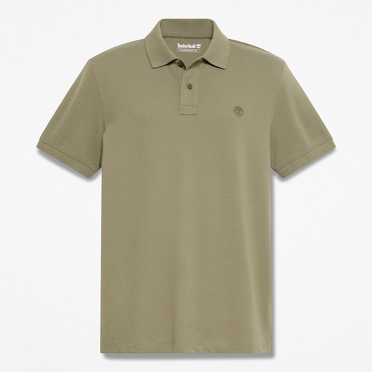 Mens Oyster River Regular ShortSleeve Polo TBL Deep Lichen Green HERO