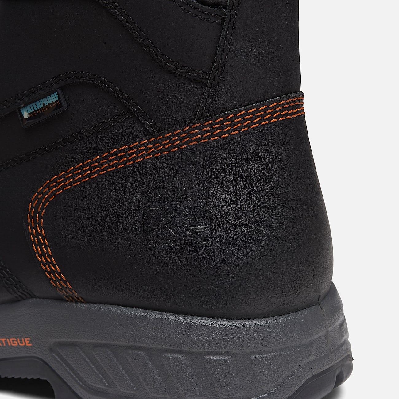 Mens Timberland PRO Endurance HD 8 Waterproof MetGuard CompToe Work Boot TBL Black ALT7