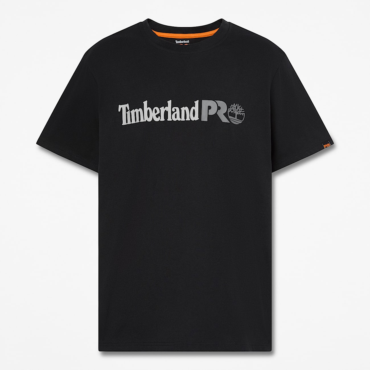 Mens Timberland PRO Logo ShortSleeve TShirt TBL Jet Black HERO