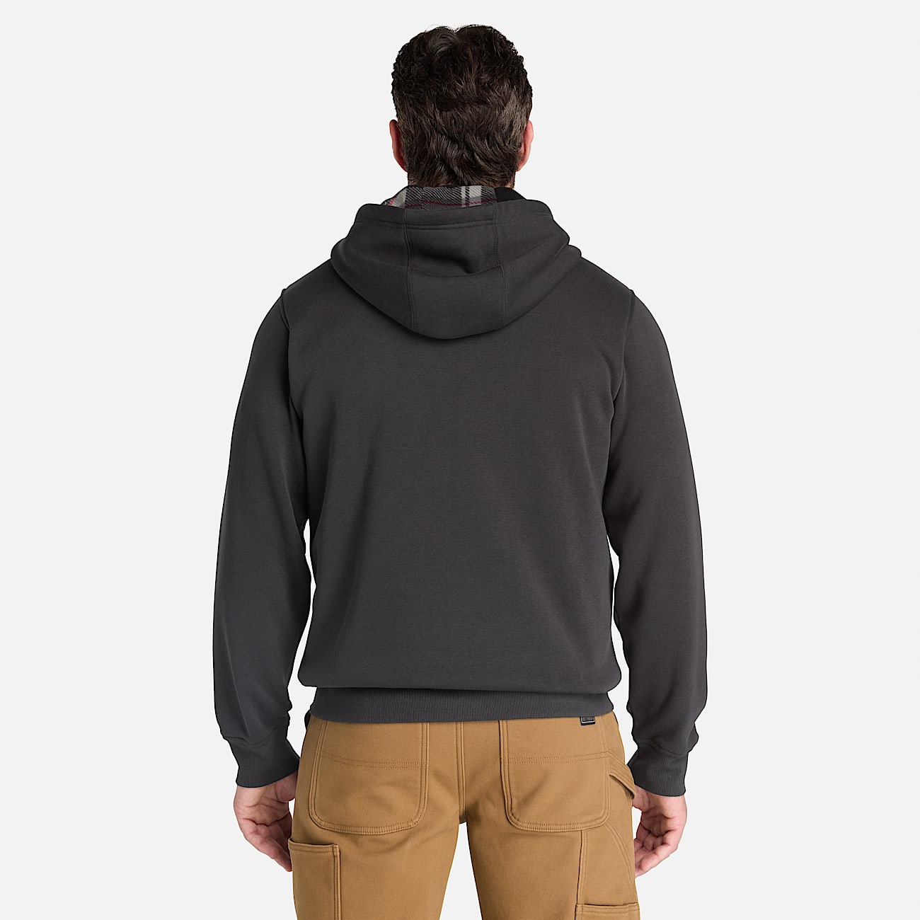 Mens Timberland PRO FleeceLined Hoodie TBL Jet Black ALT8