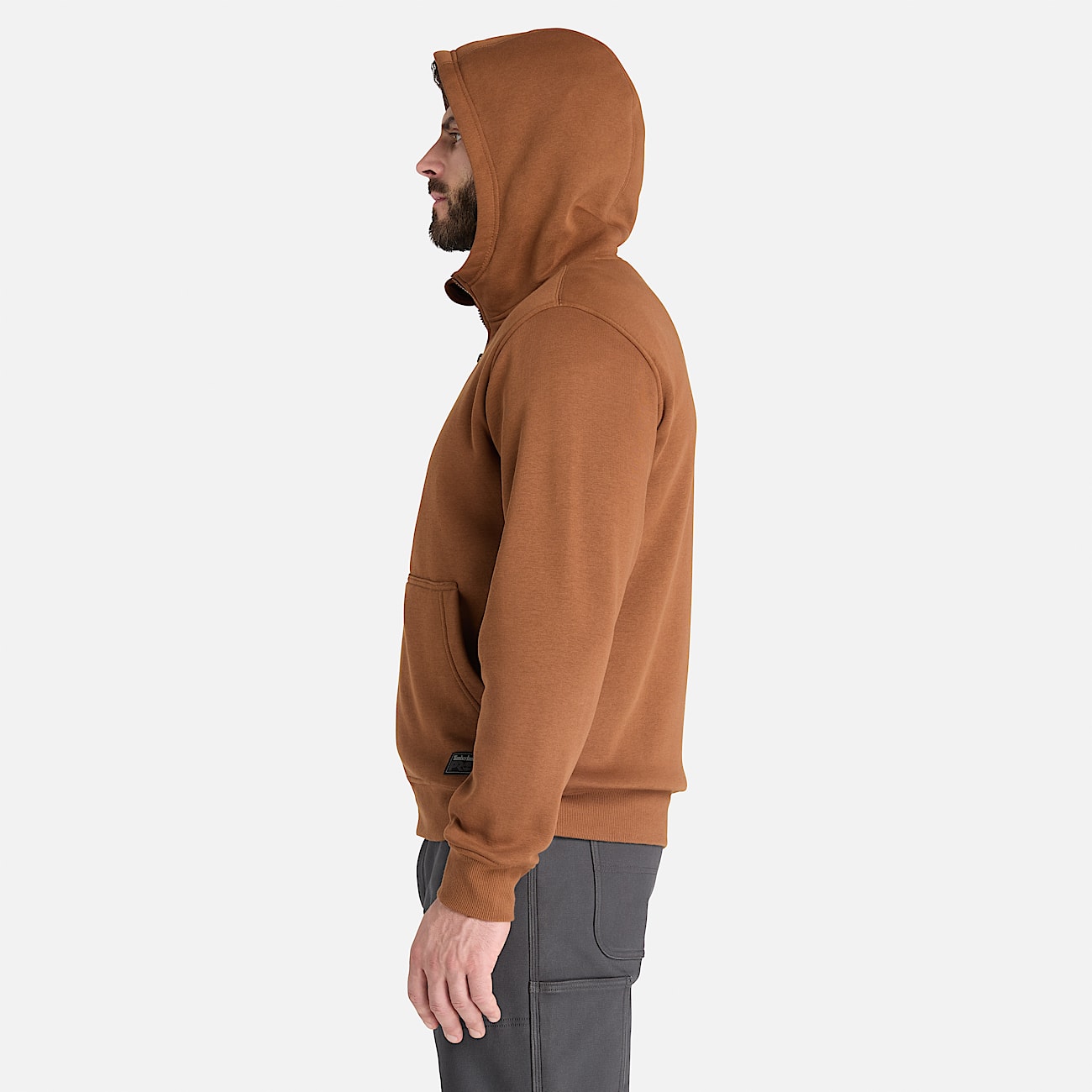 Mens Timberland PRO FleeceLined Hoodie TBL Dark Wheat ALT7