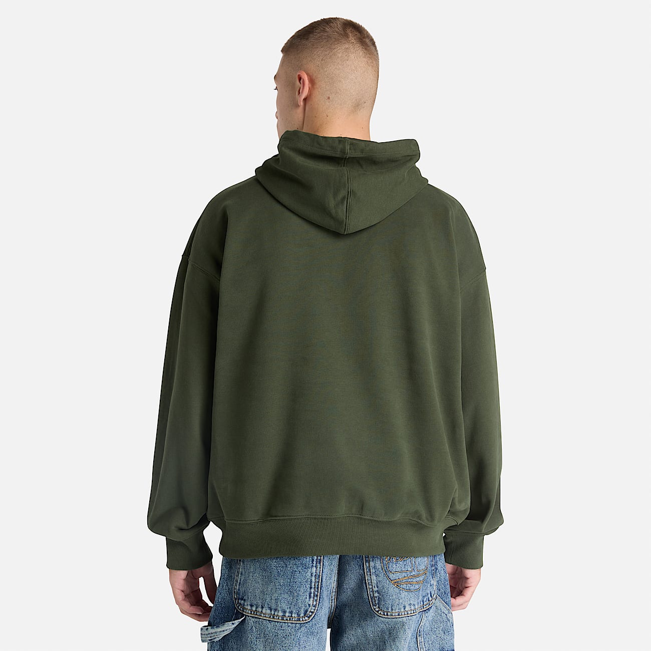 Sudadera con gorro Shorewood Heavyweight Core para Hombre TBL Verde oscuro ALT8