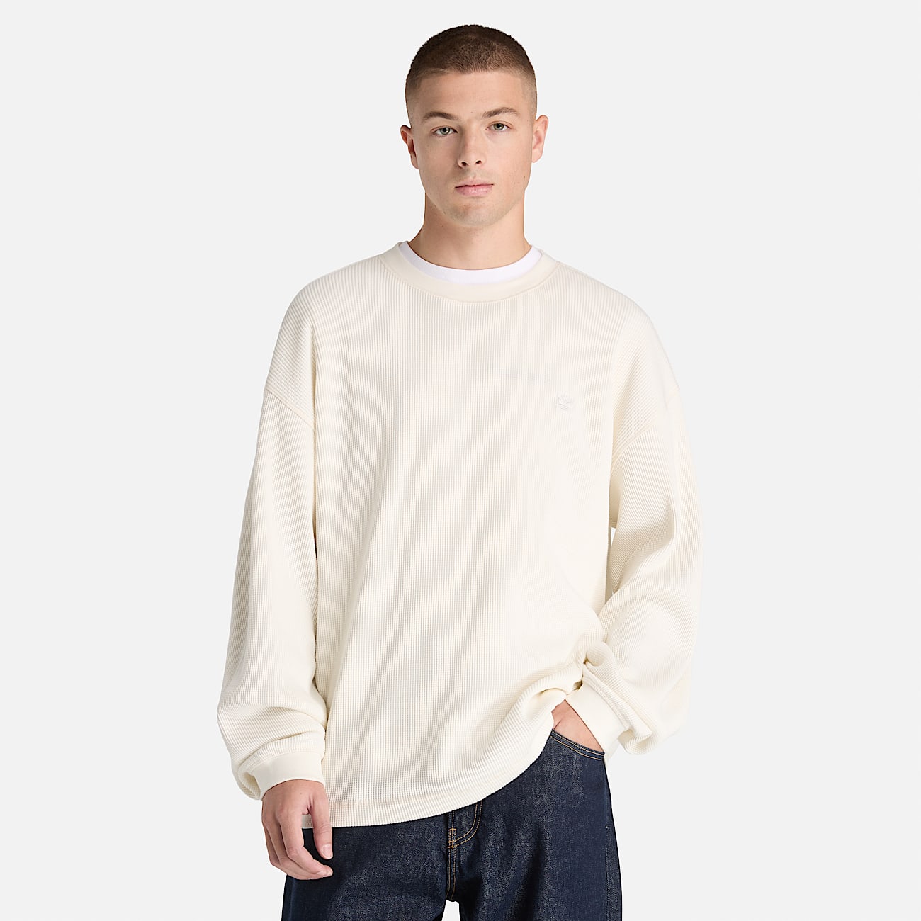 Men's Heavyweight Long-Sleeve Waffle T-Shirt - thumbnail 2
