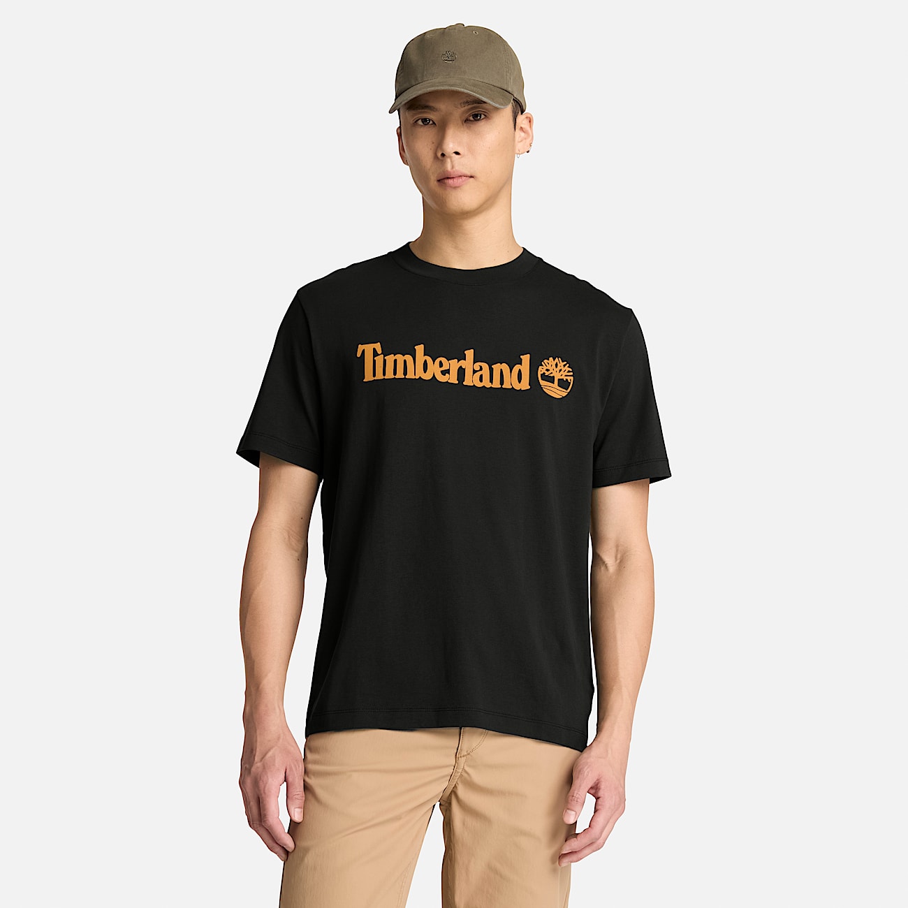 Tshirt Northwood avec logo linaire pour hommes TBL Noir ALT1
