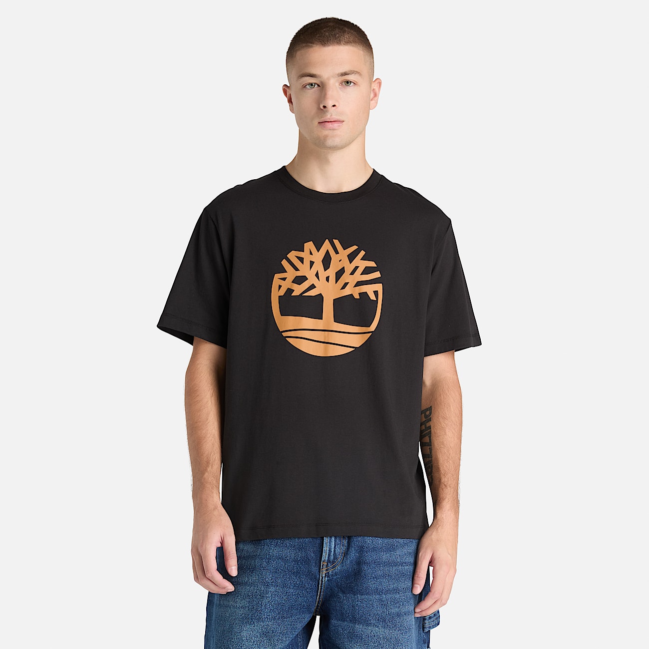 Tshirt Northwood  logo arbre pour hommes TBL Noir ALT1