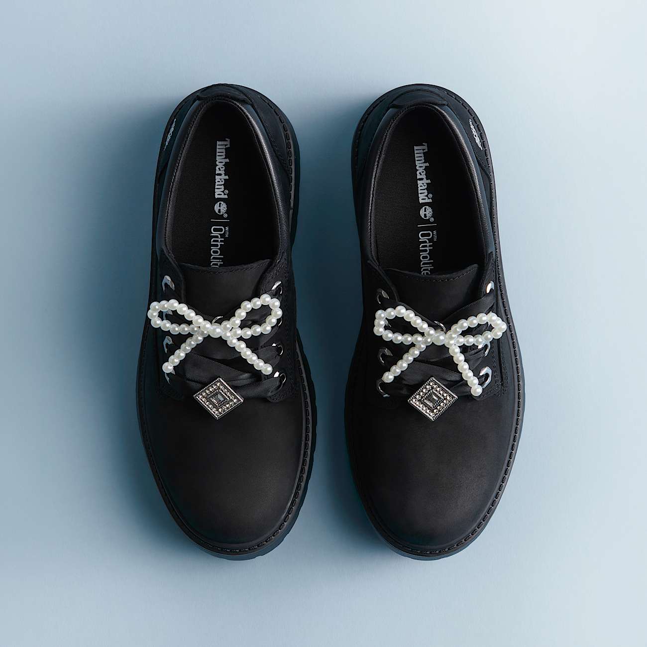 Zapatos de plataforma para Mujer Stone Street TBL Nobuck negroAdornos ALTA