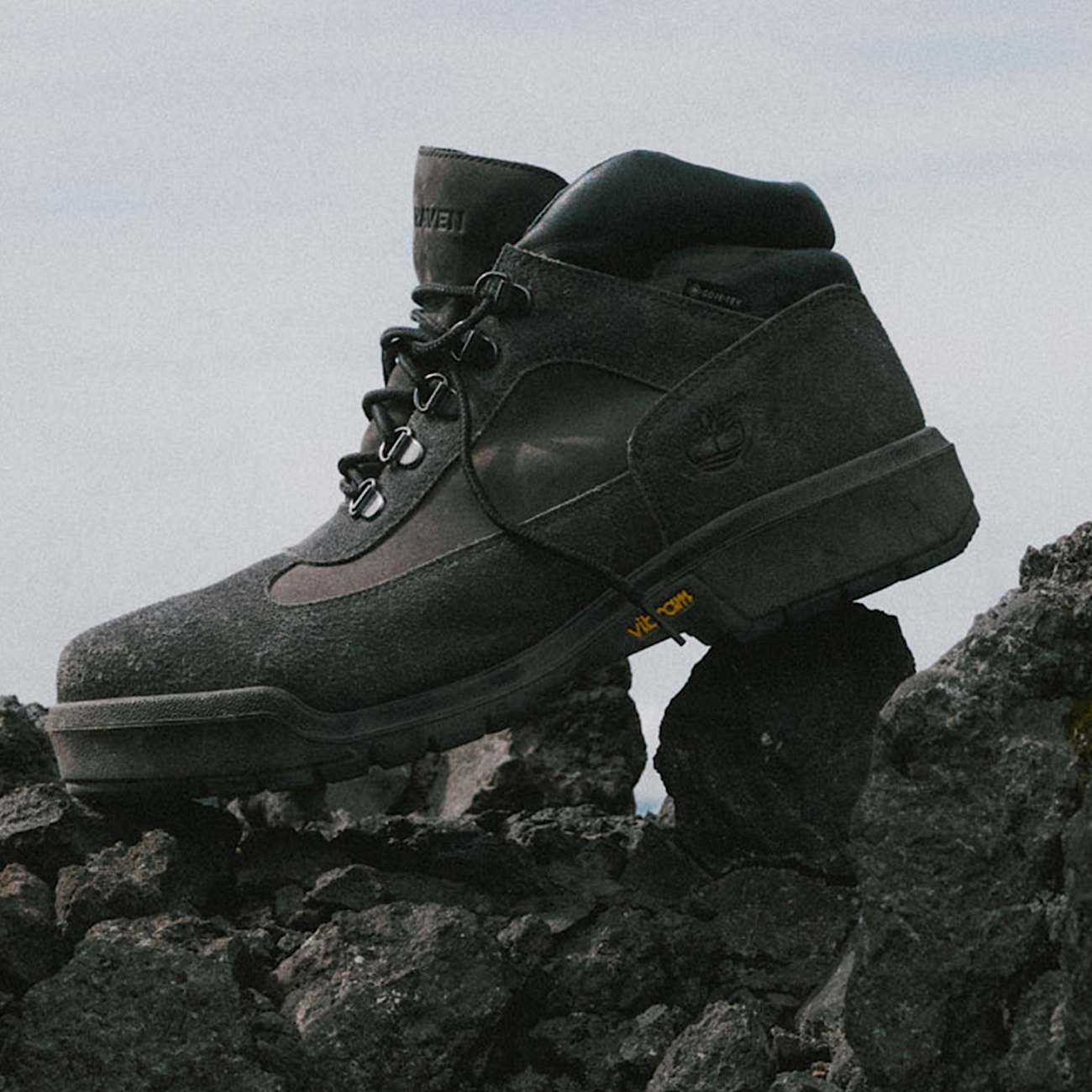 Mens Timberland x Haven Field Boot with GORETEX TBL Dark Grey Suede ALTA