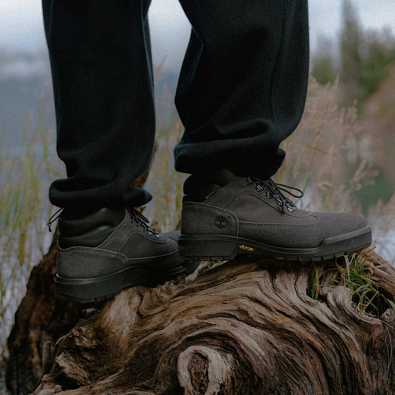 Mens Timberland x Haven Field Boot with GORETEX TBL Dark Grey Suede ALTB