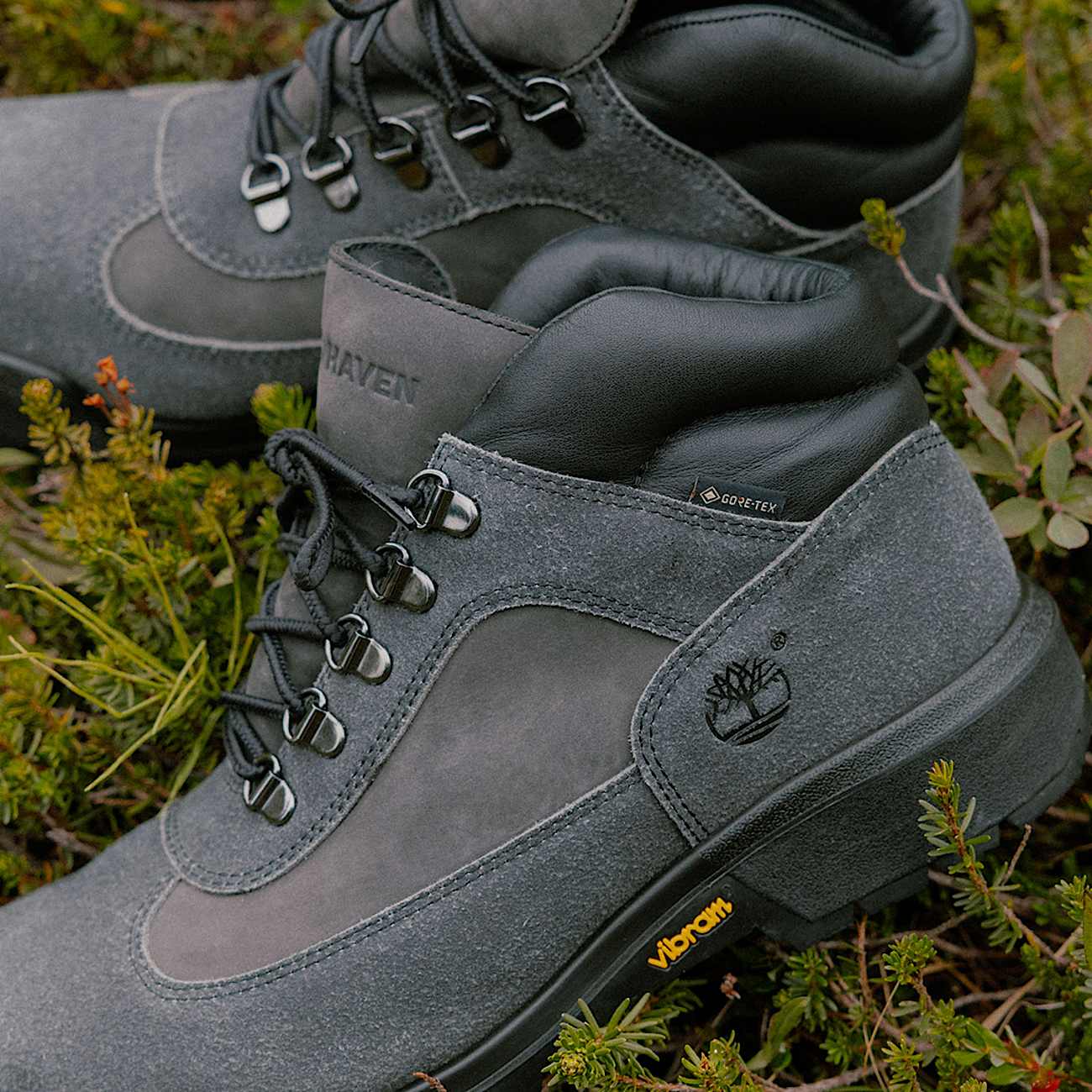Mens Timberland x Haven Field Boot with GORETEX TBL Dark Grey Suede ALTD