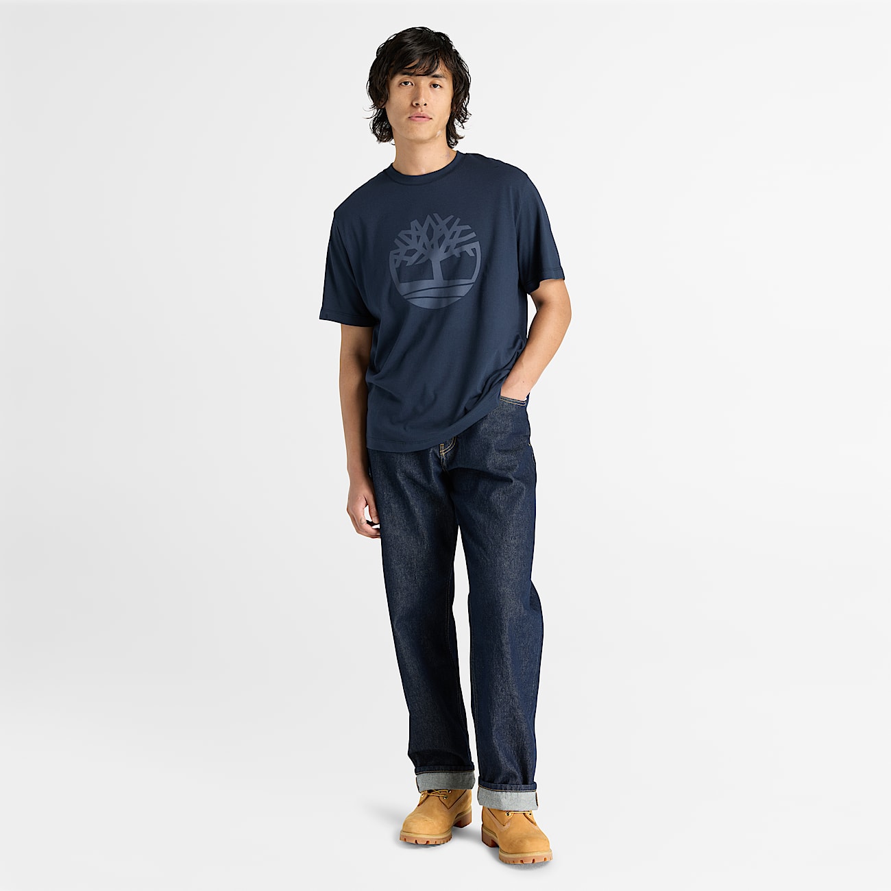 Mens Oyster River Regular ShortSleeve TShirt TBL Dark Sapphire ALT2