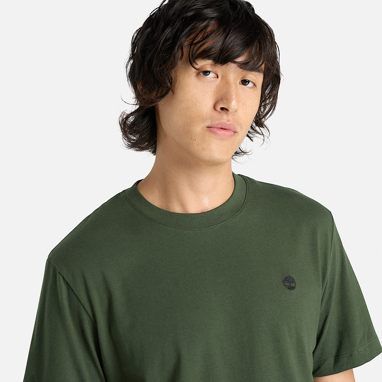 Mens Oyster River Regular ShortSleeve TShirt TBL Dark Green ALT3