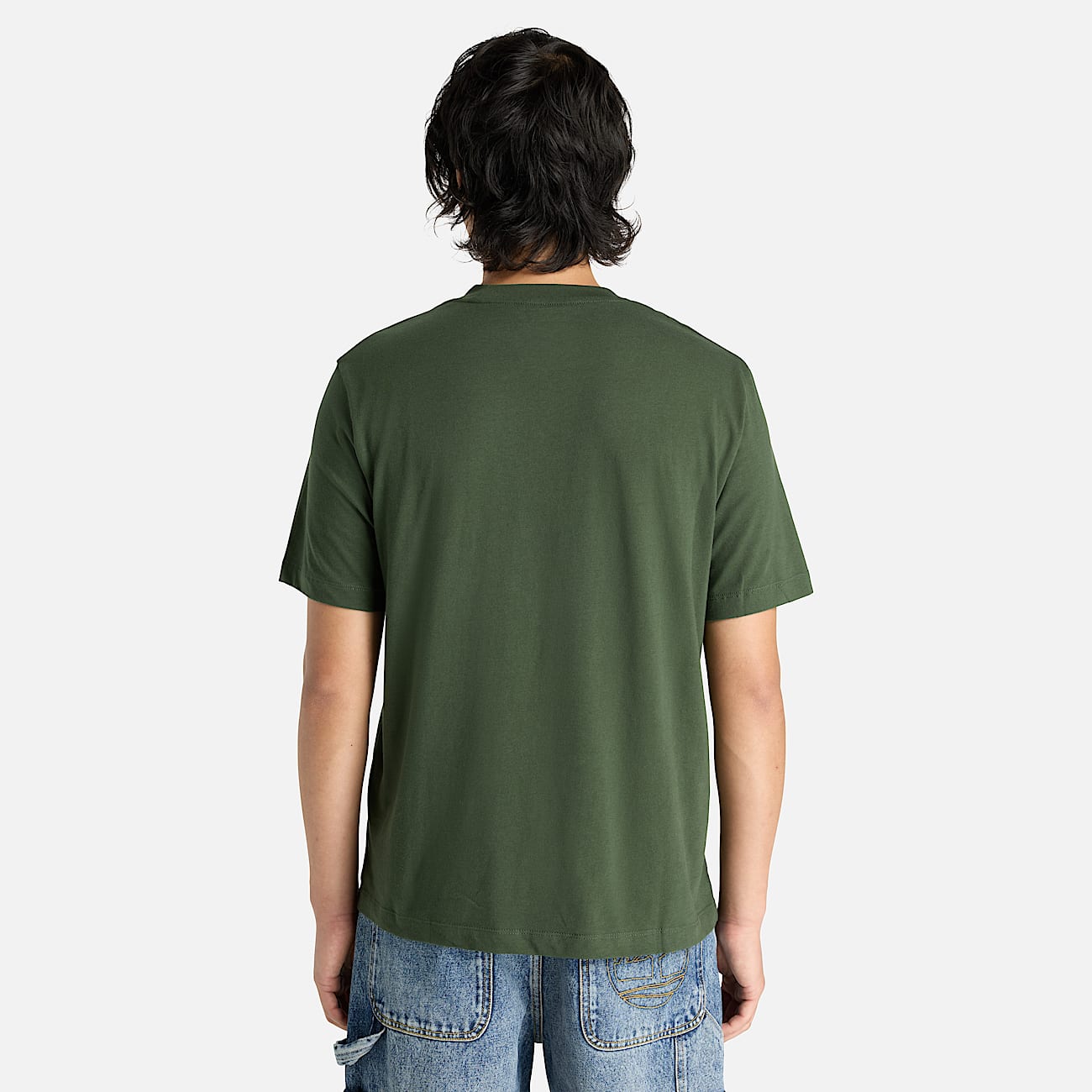 Mens Oyster River Regular ShortSleeve TShirt TBL Dark Green ALT8