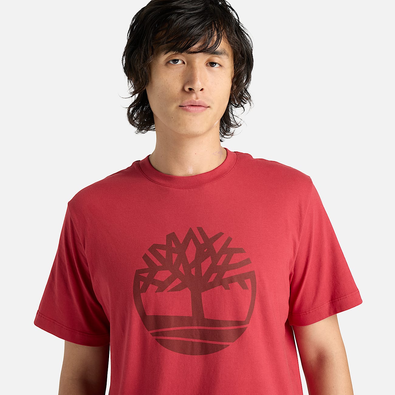 Mens Northwood Tree Logo ShortSleeve TShirt TBL Rhythmic Red ALT3
